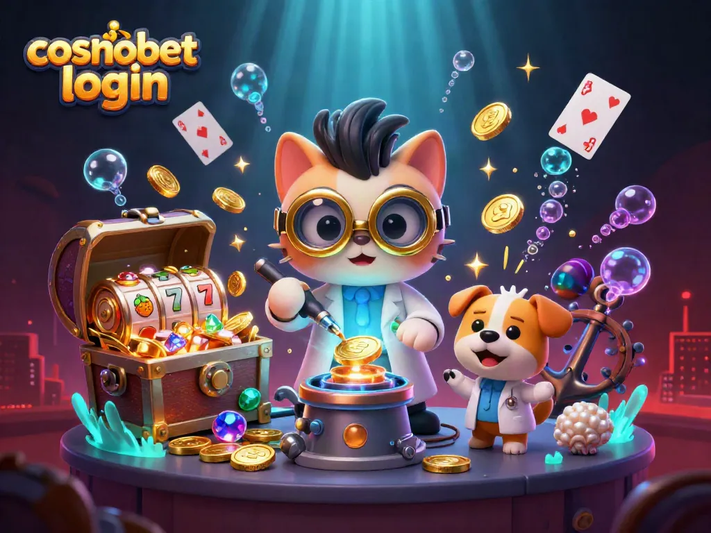 Experience easy cosmobet login with vibrant gaming details and thrilling casino visuals!