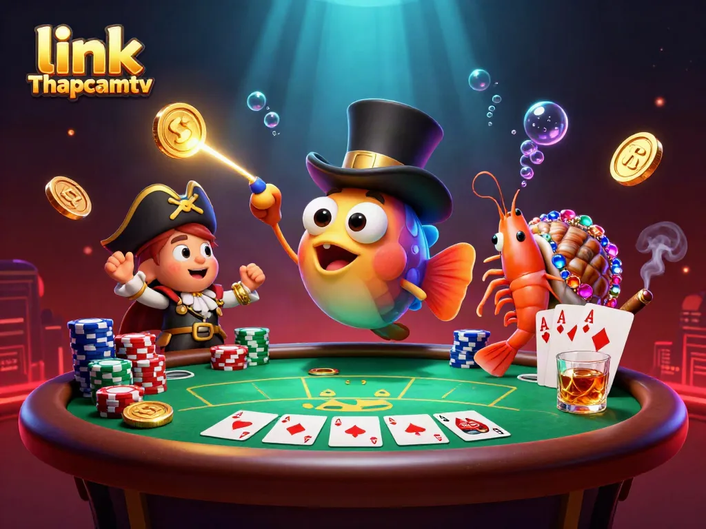 Engage in thrilling gambling action with link Thapcamtv as a deep-sea anglerfish, pirate shrimp, and gem snail attract abundant winnings.