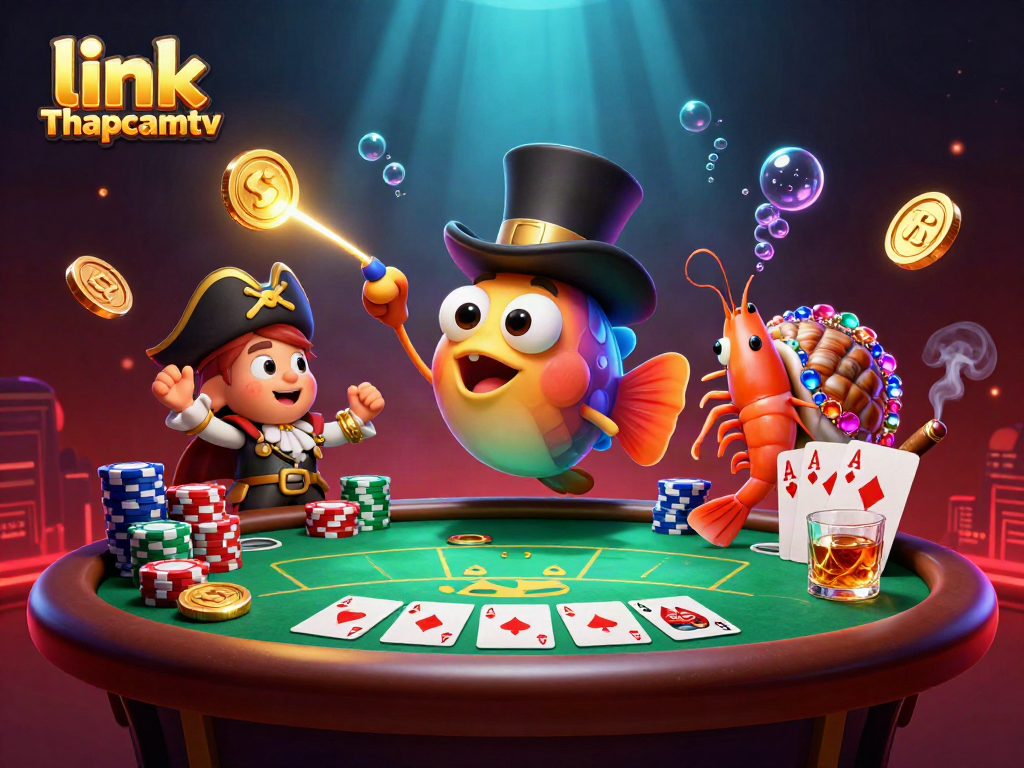 Engage in thrilling gambling action with link Thapcamtv as a deep-sea anglerfish, pirate shrimp, and gem snail attract abundant winnings.