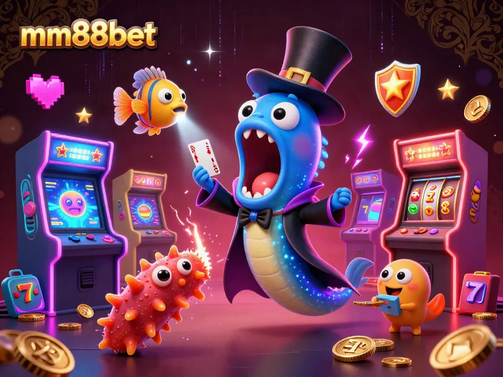 Experience thrilling casino action with mm88bet featuring vibrant gaming elements and magical characters.
