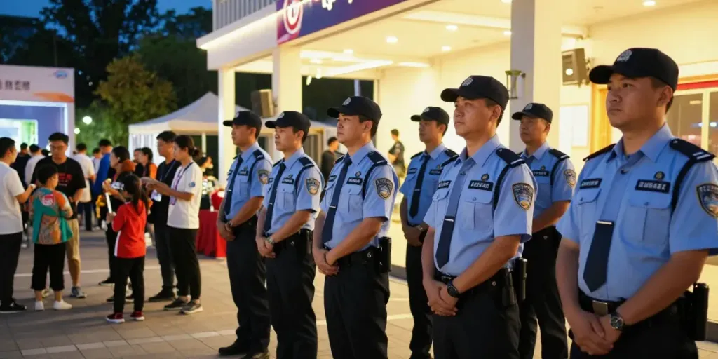 Trusted Security Company providing professional event monitoring for community events.