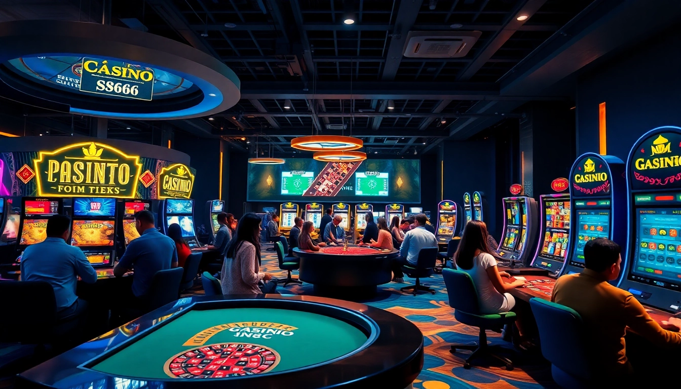 Dynamic online casino scene at s666.nyc showcasing players engaged in thrilling games.