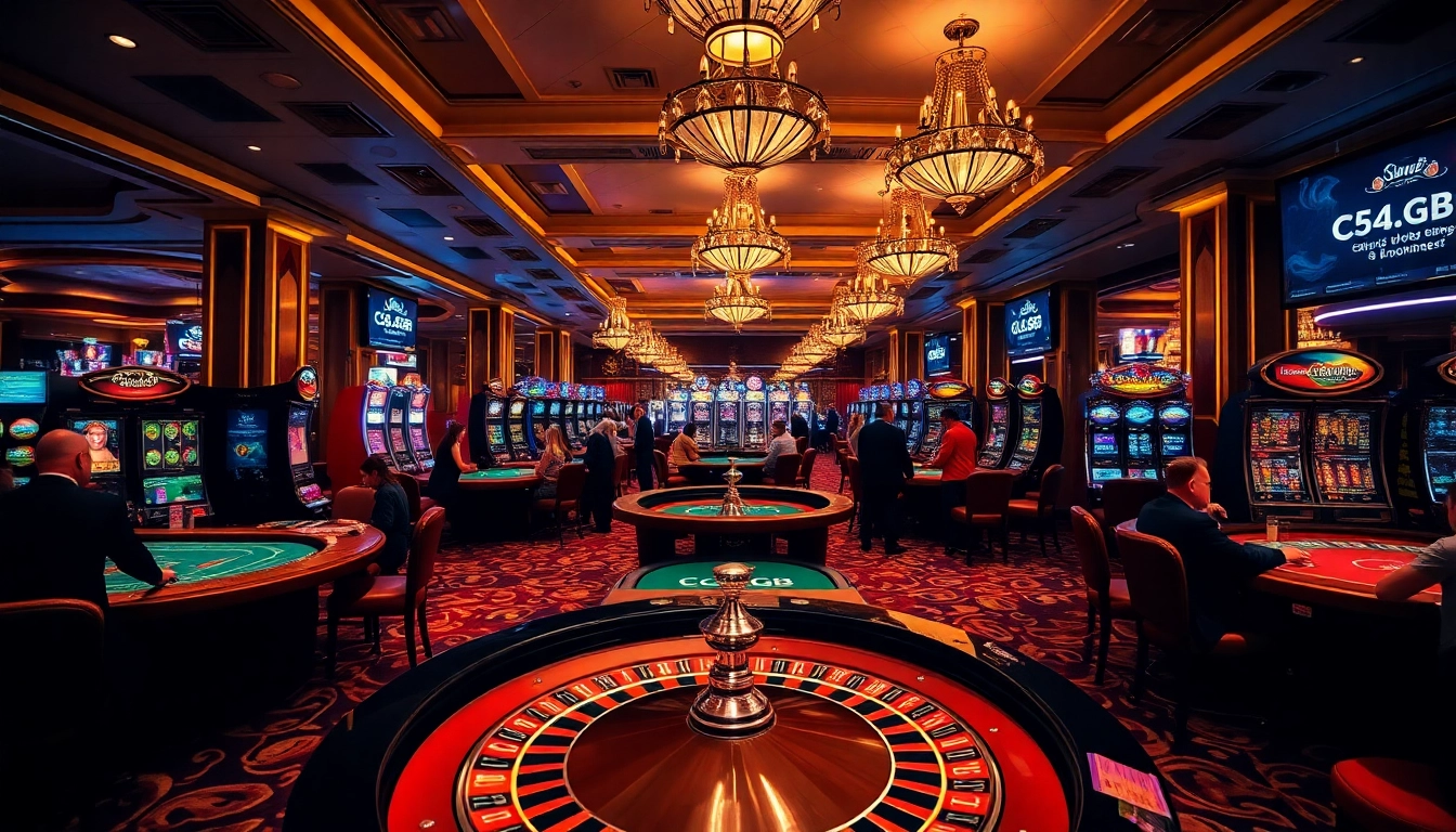 Experience the excitement of c54.gb.net with thrilling casino games and vibrant gaming atmosphere.