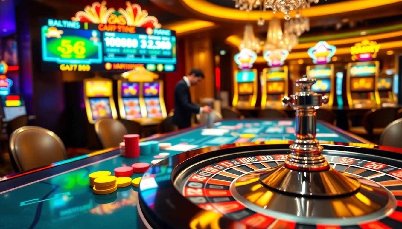 Experience thrilling gaming at Ga6789 with vibrant casino tables and engaging gameplay.