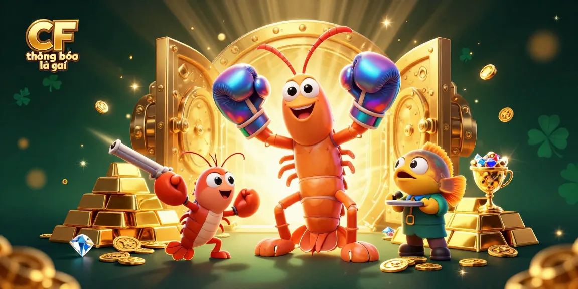 Engage with CF trong bóng đá là gì in this vibrant casino-themed illustration featuring dynamic ocean characters.