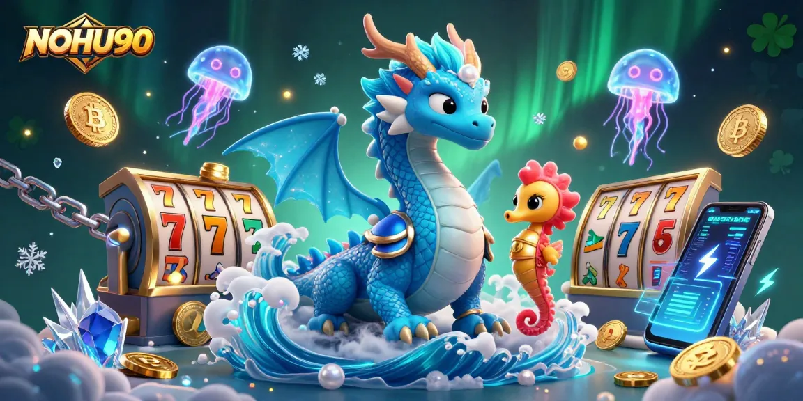 Engage with NOHU90's thrilling online casino world featuring dynamic slot games and vibrant characters.