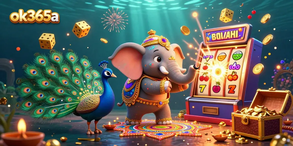 Spin the reels and win big at ok365a with vibrant slot symbols and a festive atmosphere.