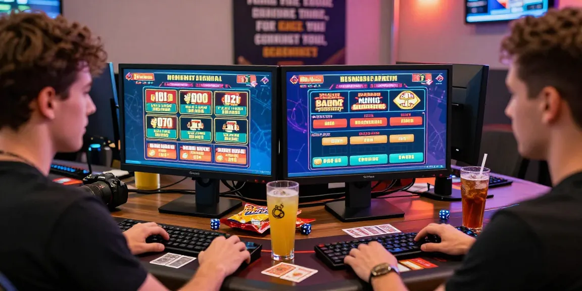 Player enjoying cocomaya.co.uk's features at a credit card casino, surrounded by gaming equipment and vibrant atmosphere.