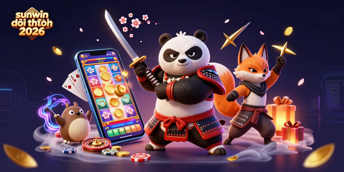 Engage with the dynamic world of sunwin đổi thưởng 2026 featuring vibrant characters and casino elements in action.